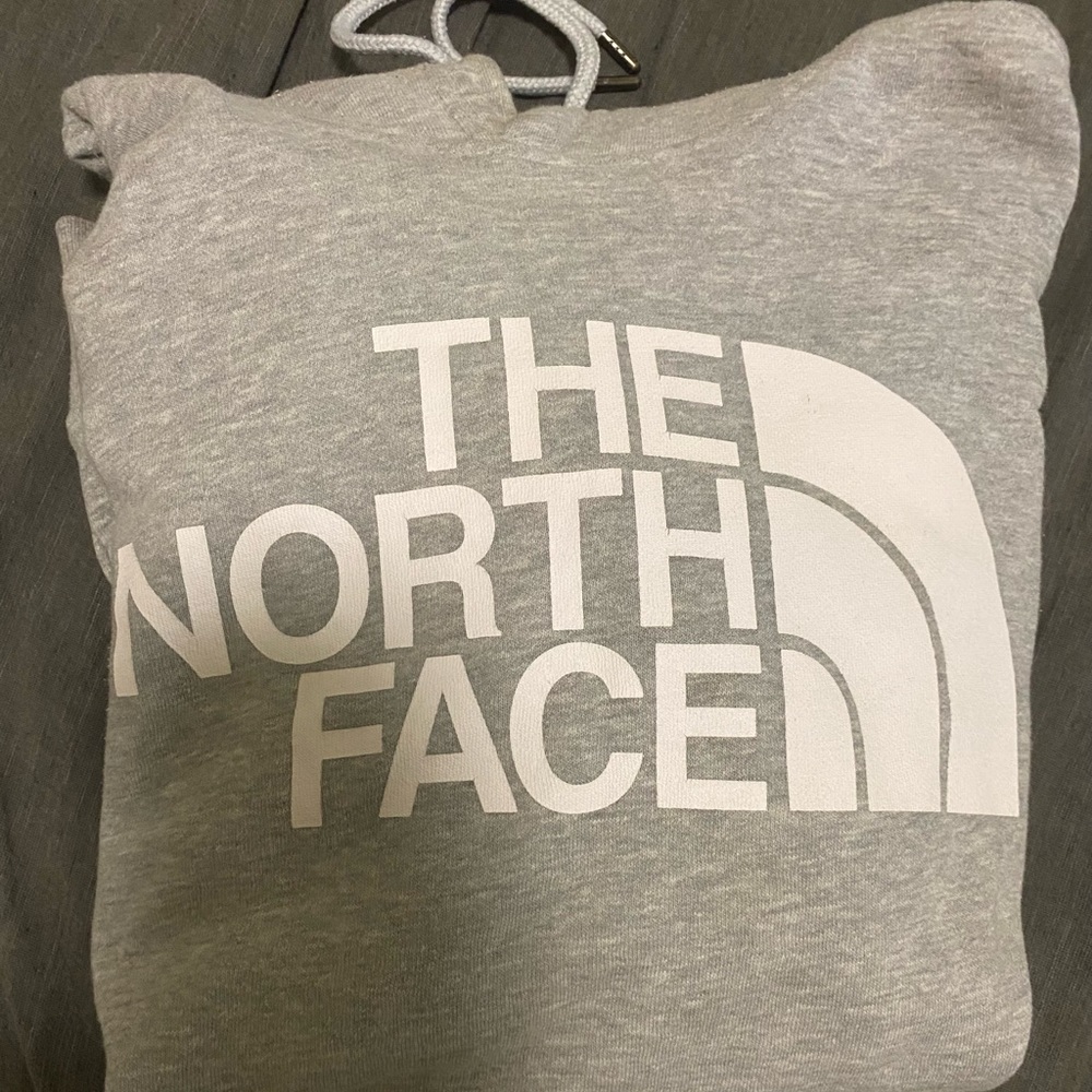 The North Face  grey hoodie